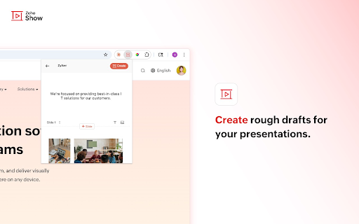Zoho Show screenshot