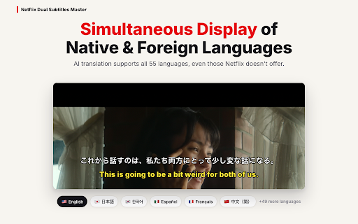 Netflix Dual Subtitles Master screenshot