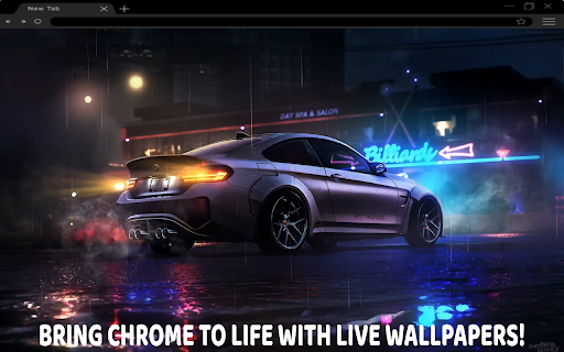 BMW M4 Parked Live Wallpaper screenshot