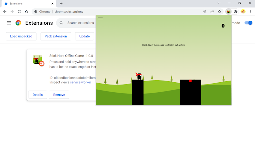 Stick Hero Offline Game screenshot