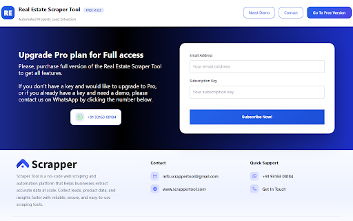 Real Estate Scraper Tool – Extract Property Leads screenshot