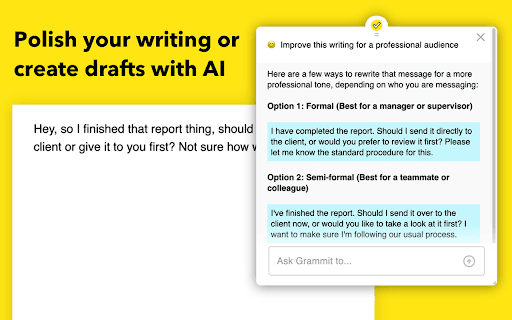Grammit: AI Grammar Checker screenshot