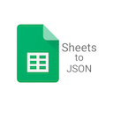 Sheets to JSON icon