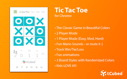 Colorful Tic-Tac-Toe screenshot