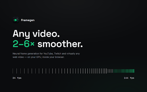 Framegen - Frame Interpolation screenshot