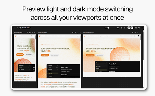 Responsive Simulator - Multi Device Viewport Tester screenshot