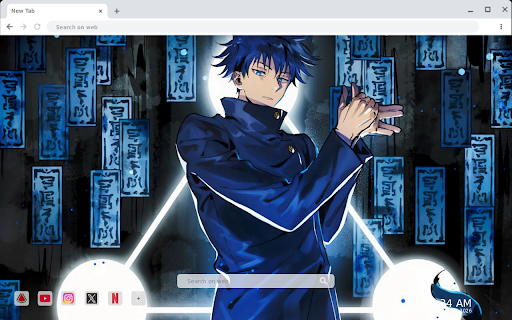 Megumi Fushiguro from Jujutsu Kaisen Anime Live Wallpaper screenshot