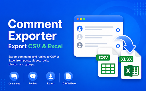 Comment Exporter for Facebook - Export CSV & Excel screenshot