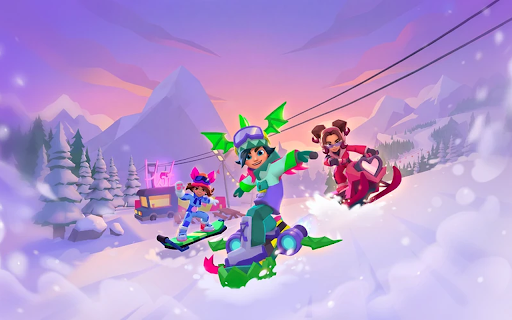 Subway Surfers Winter Xtreme Game Online screenshot