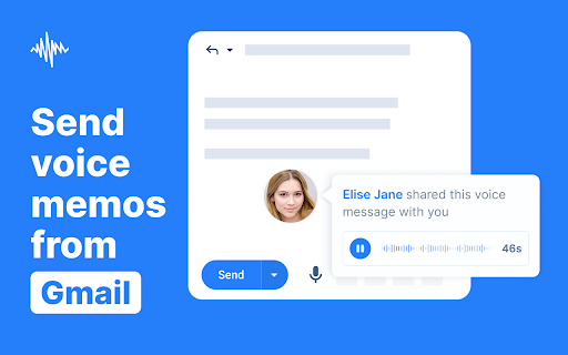 Vocal: Send voice notes in Gmail screenshot