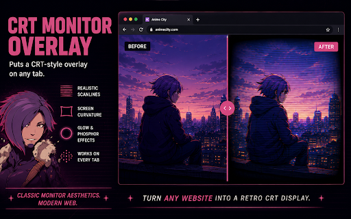 CRT Monitor Overlay screenshot