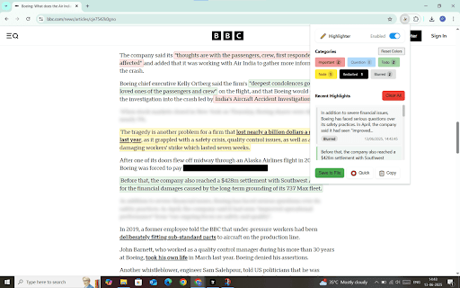 Highlighter Plus Copier Pro screenshot