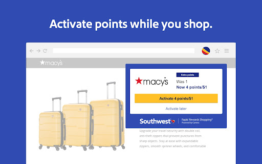 Southwest Airlines Rapid Rewards Shopping® screenshot