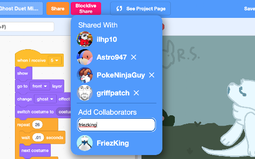 Blocklive: Scratch Realtime Collaboration! screenshot
