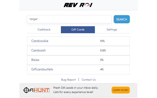 RevROI screenshot