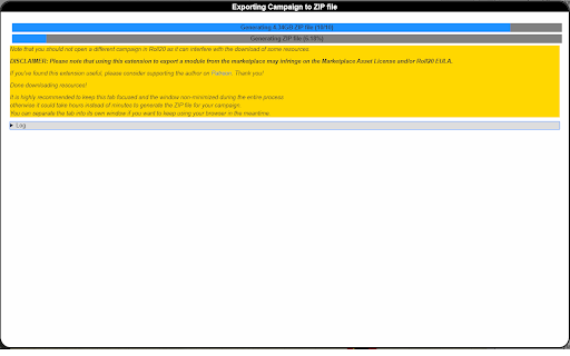 R20Exporter screenshot