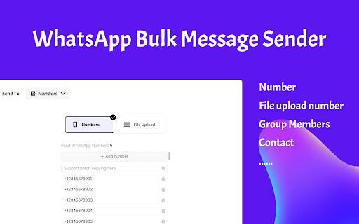 WA Bulk Message Sender | WPPME.COM screenshot