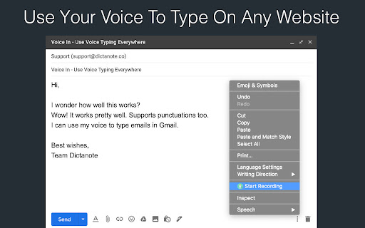 Voice In - Speech-To-Text Dictation screenshot