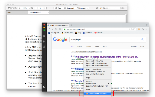 Open in Foxit™ Reader screenshot