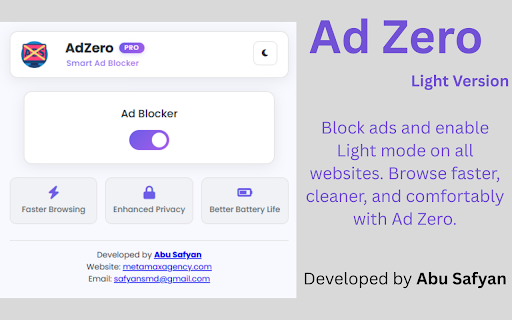 AdZero – Smart Ad Blocker screenshot