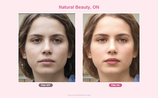 Simple Makeup Filter for Google Meet screenshot