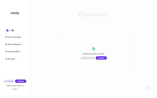 Udesly Template Configurator screenshot