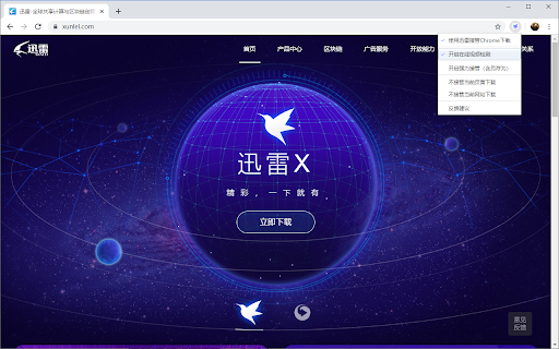 迅雷下载支持 screenshot