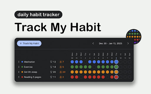 Habit Tracker - Track My Habit screenshot