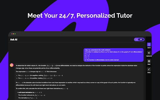 AnswerAI - Homework AI Tutor & Study Helper screenshot