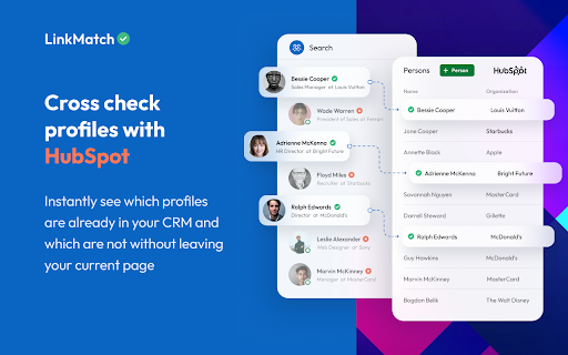 LinkMatch for HubSpot screenshot