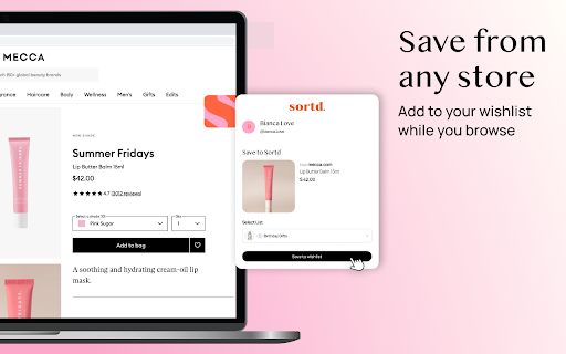 Sortd - Save to Wishlist screenshot