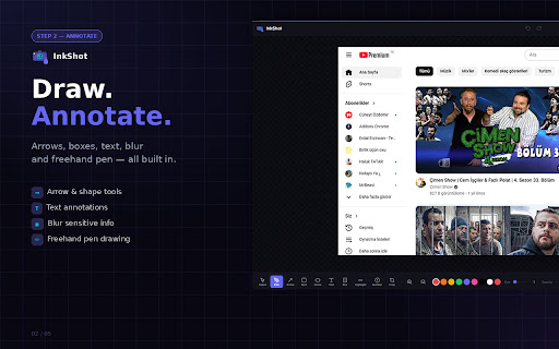 InkShot — Webpage Screenshot & Draw Tool screenshot