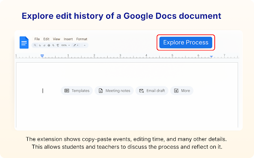Process Feedback - Writing Process Reports for Google Docs screenshot