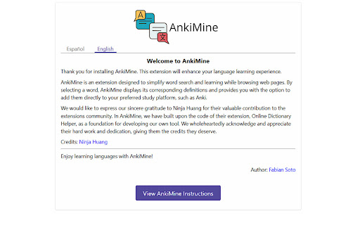 AnkiMine screenshot