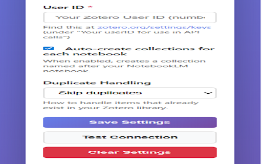 NotebookLM to Zotero screenshot