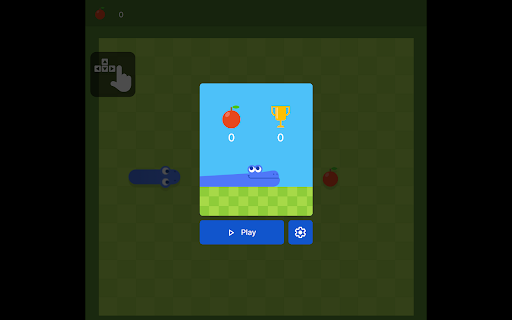 Doodle Snake Game Google Chrome Play screenshot