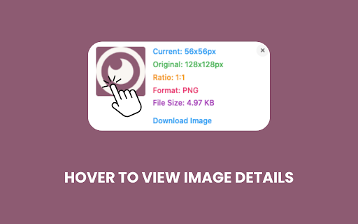 Easy Image Size Inspector screenshot