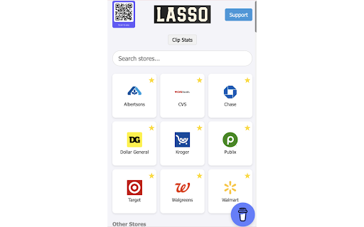 Lasso - Grocery Store Coupon Auto Clipper screenshot