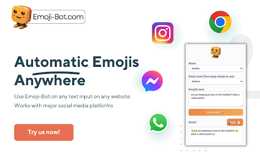 Emoji-Bot - Automatic Emojis with AI screenshot