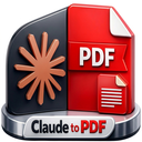 Claude to PDF: Export Claude Chats to PDF, Markdown, JSON icon