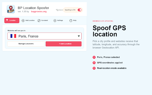 BP Location Spoofer screenshot