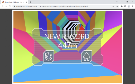 Tunnel Rush Unblocked Game screenshot