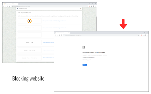 Block Site screenshot