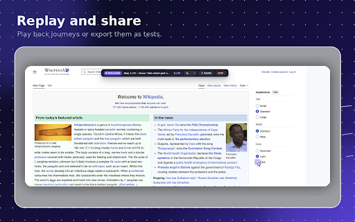 Journey Recorder screenshot
