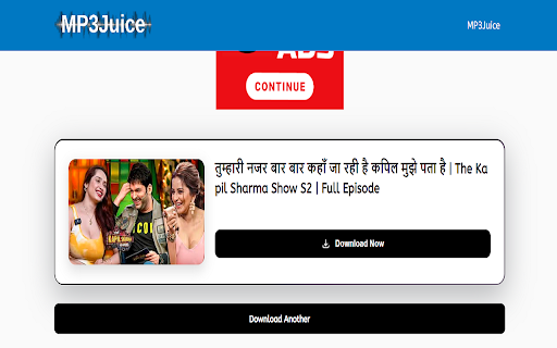 MP3Juice – Free Online Music Streaming & MP3 Music Downloads screenshot