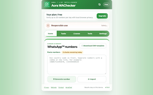 Aora WAChecker screenshot