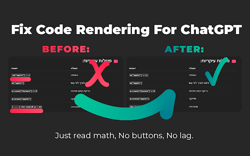 Chat-Math RTL Fix screenshot