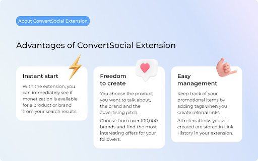 ConvertSocial Extension screenshot