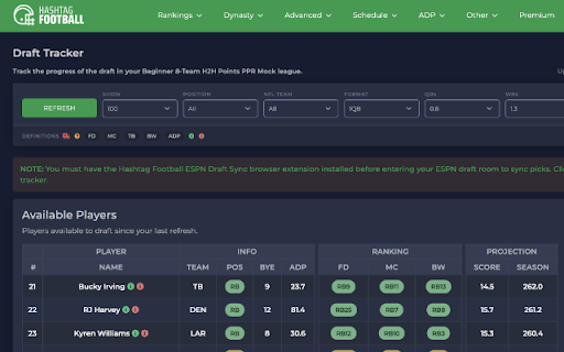 Draft Sync screenshot