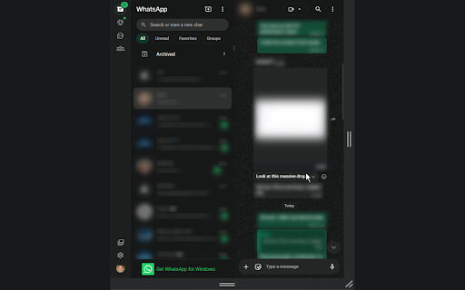 Privacy Blur for WhatsApp screenshot